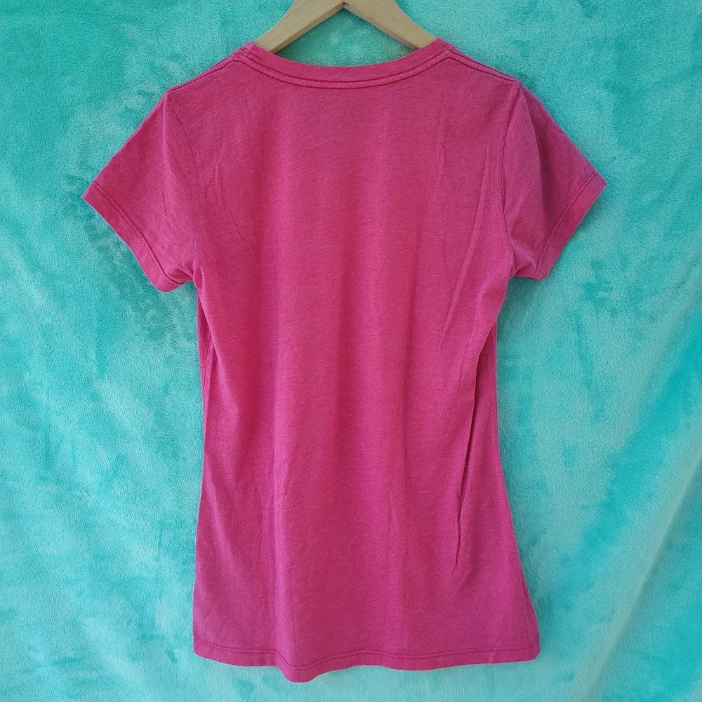 "You Soy Crazy!!" pink graphic t shirt size large fits like medium - Picture 4 of 4